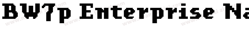BW7p Enterprise Narrow字体转换